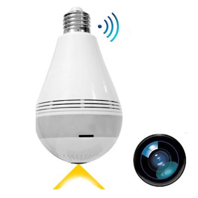 China NIGHT VISION 360 Degree Lamp IP V380 Fisheye Camera 960P R70C Panoramic Indoor Wireless WiFi Panorama Hidden Cam Home Security Bulb for sale