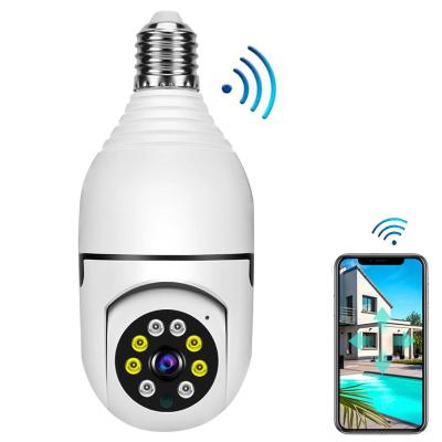 China Human Motion Tracking 2022 best-selling products for home import 3MP Pan Tilt home security wifi bulb camera wireless motion detection with app V380 pro for sale