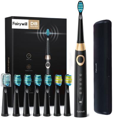 China Wholesale-Rechargeable Deep Cleaning Smart Internal Automatic Timer Whitening USB Sonic Electric Toothbrush Dental Rechargeable for sale