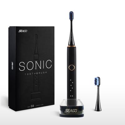 China SEAGO Household Wholesale SG998 IPX7 Waterproof Rechargeable Adult Powerful Sonic Electric Toothbrush for sale