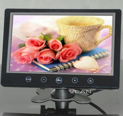 China TM-9009 9 inch headrest monitor with touch button and install bracket for sale