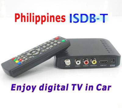 China Philippines Car ISDB-T Philippines Digital TV Receiver black box MPEG4 HDMI USB PVR Remot for sale