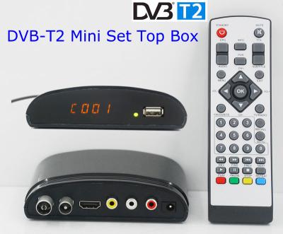 China DVB-T2 mini Digital TV receiver Set Top Box Home HDTV HDMI USB for sale