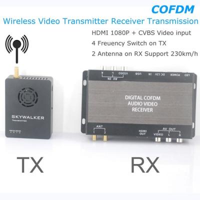 China COFDM Wireless Video Transmitter Receiver Transmission HDMI HD 1080P composite CVBS in H.264 COFDM-904T for sale