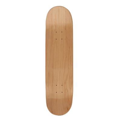 China Best Selling Youth 7 Layer Skate Board Decks 100% Maple White Canadian Skateboard Deck for sale