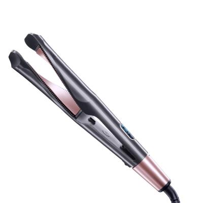 China 2021 Aifree Wire Rotating Hair Curler LCD Curling Iron Adjustable Heat Adjustable Settings Ceramic Ionic Hair Hesitate Hair Styling Tool Kit for sale