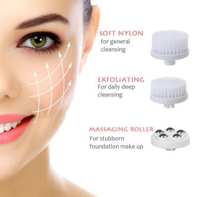 China 2021 Other Hot Selling AIFREE Sonic Silicone Rotatable Brush Electric Head Facial Cleansing Brush for sale