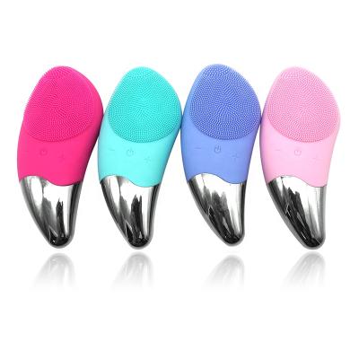 China For commercial & Home Use 2019 Exfoliators Silicone Sonic Facial Brush Silicone Face Mask Cleansing Brush for sale