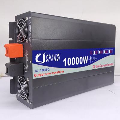 China Big Power 10000 Watt Pure Sine Wave Inverter 12kw 24v 220v 5000w for sale