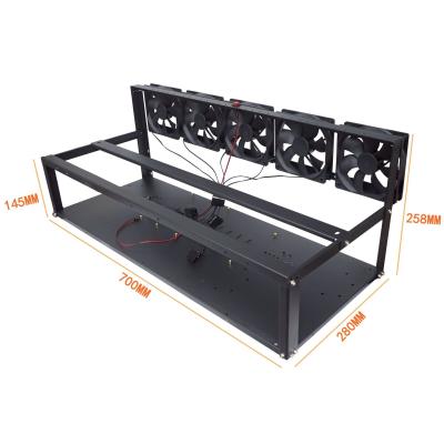 China 6 GPU Motherboard Bracket  Open Air Mining Rig 8 Gpu Server Case 245MM for sale