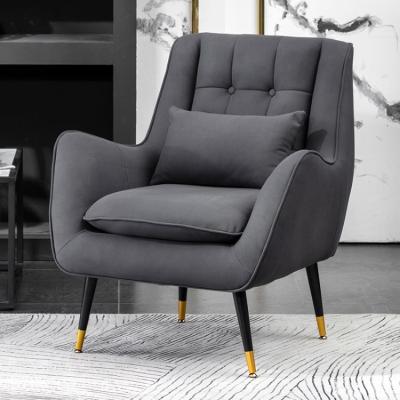 China 2 Fabric Accent Chair Modular Armchair 2 Seater Sofa Chair Nordic Modern Living Room Set for sale