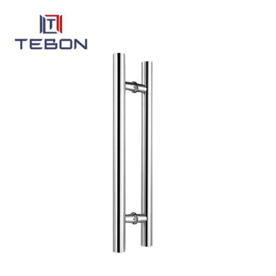 China JTB-LS31 Easy Installion Glass H Shaped Door Handle Stainless Steel Glass Door Handles 12