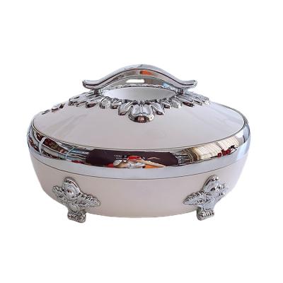 China Luxury Gift Southwest Kinno Stocked ABS+Stainless Steel Insulated Casserole Food Serving Hot Pot Food Warmer 6L for sale