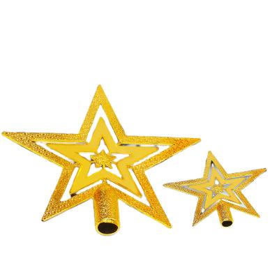 China DIY Three-tiered Christmas Decoration Three-tiered Star Tree DIY Five Star Golden Pointed Star for sale