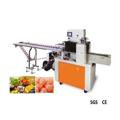 China Multifunctional Food Packaging Machine For Candy Horizontal Mini Flowpack Packaging Machine for sale