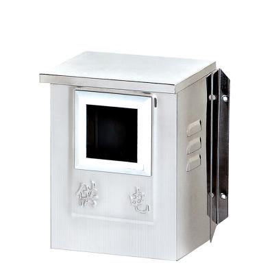 China Factory Outdoor and Indoor Custom Metal Window IP66 Distribution Box Single Transparent Enclosure Terminal Terminal for sale