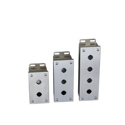 China Stainless Steel Push Button Enclosures Box Control Panel Box NEMA 4x Outdoor And Indoor Box for sale