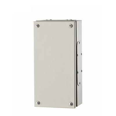 China RAL7032 Outdoor and Indoor Waterproof Metal Terminal Box with Gland Plate Sheet Steel Enclosure Cable Electrical Box for sale