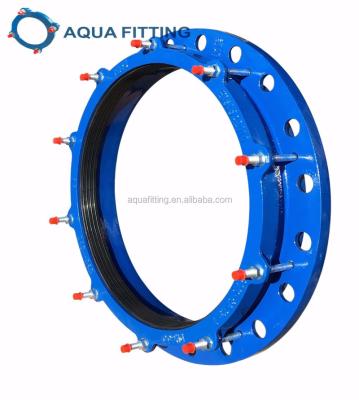 China Universal MALLEABLE IRON Ductile Iron Flange Adapter FOR STEEL, DI, UPVC, CI, and AC Pipes for sale