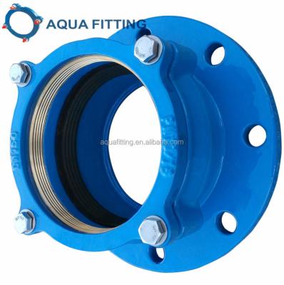 China Ductile Iron Restrained Flange Adapter For PE Pipe for sale