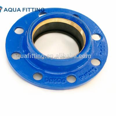 China Malleable Iron Quick Clamp Adapter For HDPE PVC Pipe for sale