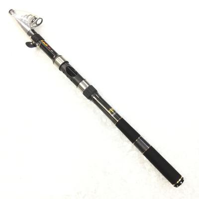 China Super Hard Carbon Rod Sea Carbon Spinning Rod Metal Telescopic Fishing Ring for sale