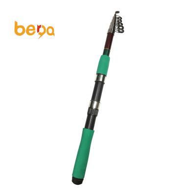 China High Quality Glass Rod Pole Sea Fishing Tackle Portable Spinning Tool Light Weight 2.1M-3.0M Glass Winter Telescopic for sale