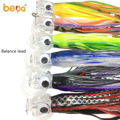 China High Quality Metal Saltwater Fishing Big Game UV Enhanced Trolling Lure for sale