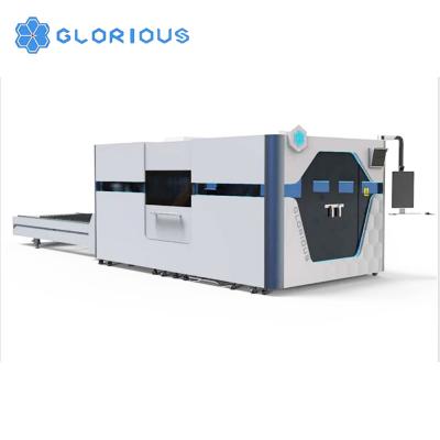 China Laser CUTTING CNC Fiber Laser Cutting Machine Big Power Metal Fabrication Solution Metal Engineering for sale