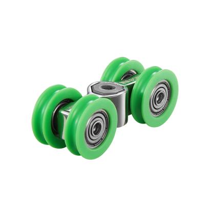 China Applicable High Quality Sliding Door Timing Four Wheels Stainless Steel Anti Loose Bearing Pulley for sale