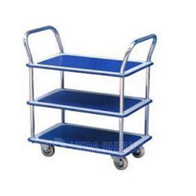 China Corrosion Protection Heavy Load Wheels Metal Tool Cart For Home Storage for sale