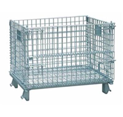 China Collapsible Corrosion Protection Storage Cage / Wire Mesh Container for sale