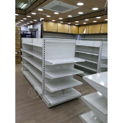 China Best selling double sided supermarket display shelves gondolas for used stores for sale