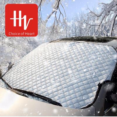 China 4 Season Car Front Windshield Anti Snow Ice Shield Cover Wind Proof HONVEY Universal UV Protection for sale