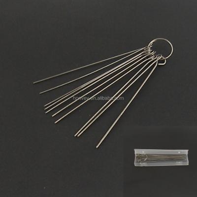 China Cleaning 10 Pcs Needle Kit For Airbrush Paint Spray Gun Cleaner Nozzle Tattoo Equipment for sale