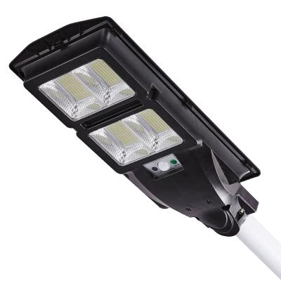 China ROUTE 80w outdoor IP65 lithium battery new design all in one integrated led outdoor solar street light for sale