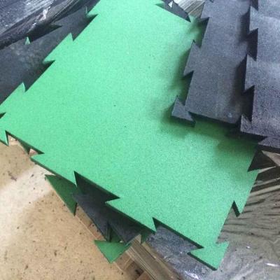 China Outdoor Sports Court Rubber Tiles 500x500mm Rubber Plate for sale