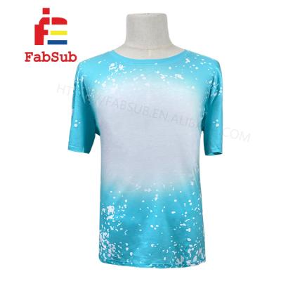 China Wholesale Breathable Faux Bleach Kids Shirt Polyester Sublimation kidsT Shirt Sublimation For Baby T-shirt for sale