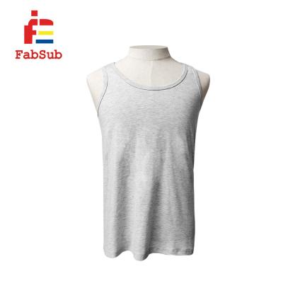 China Best Selling Printable Breathable Women Tank Tops Polyester Single Back Sublimation Shirt Sleeveless Top for sale