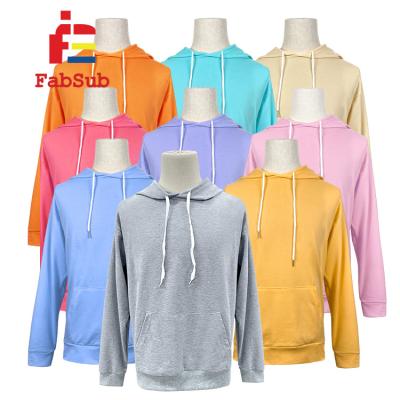 China 250gsm Polyester Men Women Sweatshirts Breathable Custom Printing Unisex Sublimation Printed Polyester Masks Sublimation Hoodies for sale