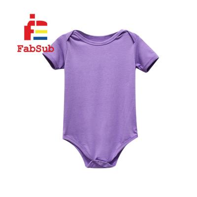 China 190gsm Polyester Amazon Sublimation Baby Onesie Kids Blank Shirt 190gsm Sale Best Selling Polyester Printing Sublimation Shirts for sale