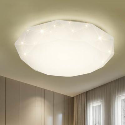 China Dimond 27W Modern Design LED Ceiling Light Living Room Bed Room Ceiling Lamp White Porcelain Light Product for sale