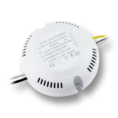 China 2.4G Wireless Dimming Driver For LED Light No Flickering Surge 1.5KV THD Resistant Below 10% ZM2.4G-606060W for sale