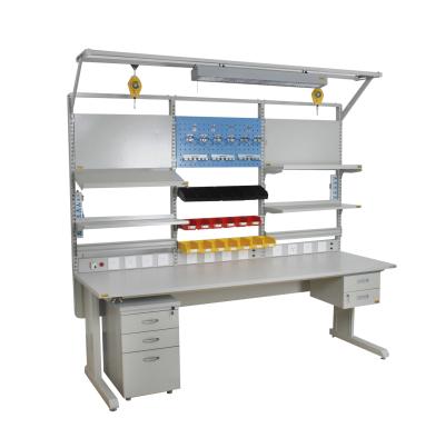 China Electronic ESD Lab Equipment OEM Customized Ceramic Resin Packing Antistatic Adjustable ESD Workbench for sale