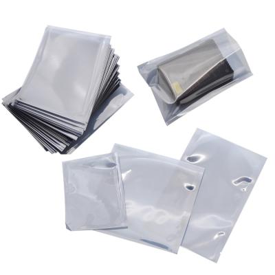 China 100% Eco-friendly Transparent Customized ESD Zip Locks Metallized Static Shielding Bag For Component Packing for sale