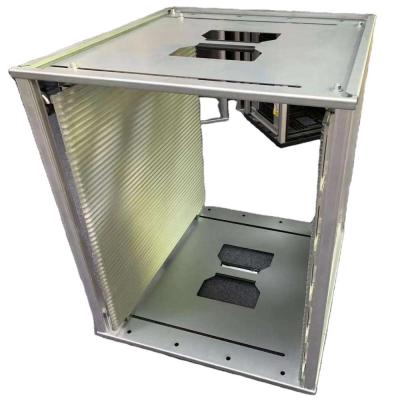 China Top and bottom base is metal base handing can use in industry suppliers anti-static magazine racks for sale