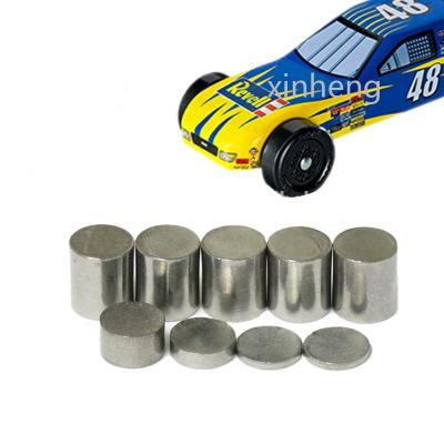 China Tungsten Alloy Tungsten Cylinder Counterweight Tungsten Cylinder Pinewood Derby Nickel Iron Weights for sale