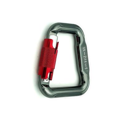 China High Strength Heavy Industry 21KN Aluminum Alloy Easy Connected Climbing Hooks Carabiner for sale