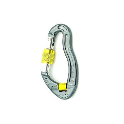 China Heavy Industry High Strength Wholesale 25KN Locking Aluminum Mounting EN362 Hooks Carabiner for sale