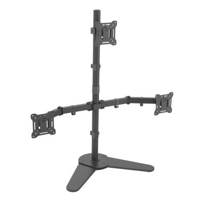 China (Size) Adjustable Adjustable Monitor Mount Triple Swivel Desk for 17 to 27